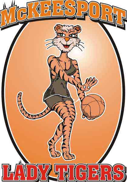 McKessport Lady Tigers Basketball Custom T shirt