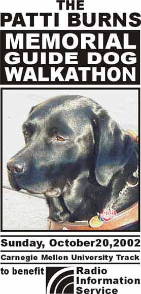 image | Patty Burns Memorial Guide-Dog Walkathon 2002 Custom T shirt